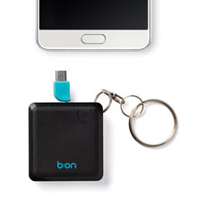 Laden Sie das Bild in den Galerie-Viewer, Balvi Powerbank-Schlüsselanhänger 1200 mAh 4,7 x 4,7 cm