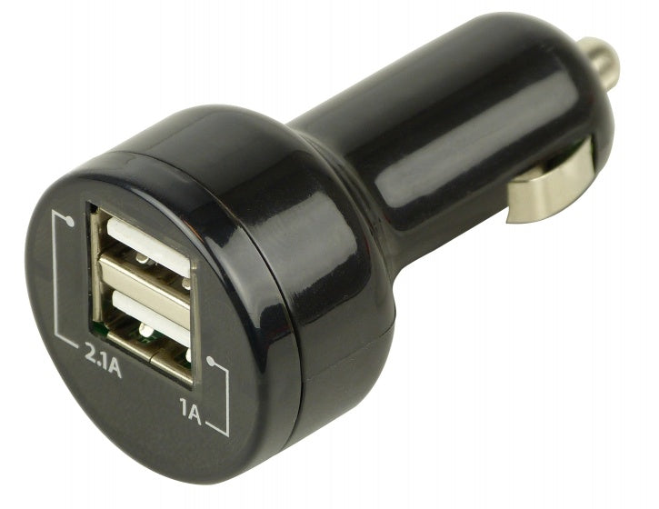 Carpoint USB-Ladegerät 1 und 2,1 A (12/24V) 5,5 cm