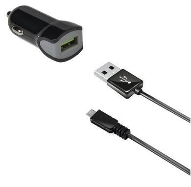 Celly Autoladegerät USB 12/24V 2.4A + Micro-USB Datenkabel