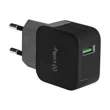 Laden Sie das Bild in den Galerie-Viewer, Celly Steckerladegerät Turbo 1 USB-Anschluss 2,4A