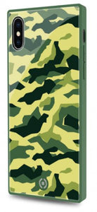 Celly Handyhülle Diamond Square Für Iphone X/XS Grün/Schwarz