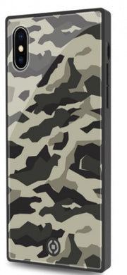 Celly Handyhülle Diamond Square Für Iphone X/XS Grün/Schwarz