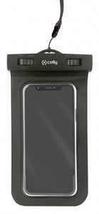 Celly Handyhülle Procompact Wasserdicht 11 X 22 cm PVC Schwarz