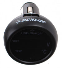 Laden Sie das Bild in den Galerie-Viewer, Dunlop 3-In-1 Kfz-Ladegerät USB 12/24V - 2.1A  6 cm