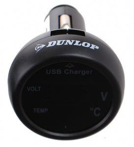 Dunlop 3-In-1 Kfz-Ladegerät USB 12/24V - 2.1A  6 cm