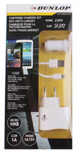 Laden Sie das Bild in den Galerie-Viewer, Dunlop Micro-USB-Ladegerät 12/24 230 V 1 A