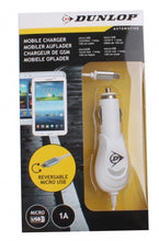 Laden Sie das Bild in den Galerie-Viewer, Dunlop Ladegerät Micro USB 12/24 Volt 1 A