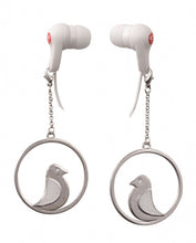 Laden Sie das Bild in den Galerie-Viewer, E-My In Ear Ohrhörer E-Mode-Hoop-Damen Weiß/Silber