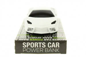 Giggle Beaver Powebank Sportwagen 5200 mAh 11 cm Weiß/Schwarz 4-teilig
