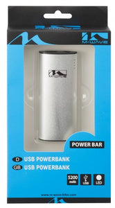 M-Wave USB-Powerbank 5200 mAh