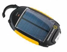 Laden Sie das Bild in den Galerie-Viewer, National Geographic 4-In-1-Solarladegerät 13 cm Aluminium Schwarz/Gelb