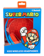 Laden Sie das Bild in den Galerie-Viewer, OTL Kopfhörer Bluetooth Super Mario Blau/Rot Junior