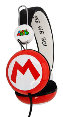 OTL Kopfhörer Super Mario Icon Rot/Weiss Junior