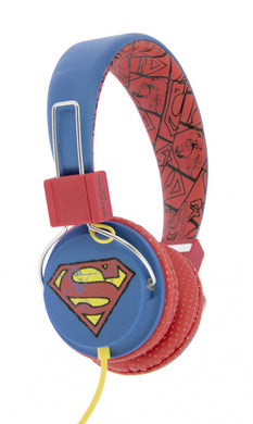 OTL Superman-Kopfhörer Rot/Blau Junior