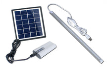 Laden Sie das Bild in den Galerie-Viewer, Powerplus Powerbank Solar mit Lampe Weiß/Grau 6-teilig