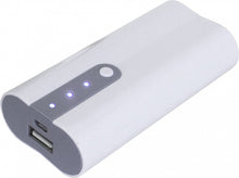 Laden Sie das Bild in den Galerie-Viewer, Powerplus Powerbank Solar mit Lampe Weiß/Grau 6-teilig