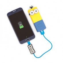 Laden Sie das Bild in den Galerie-Viewer, Powersquad Powerbank Minions Kevin 12 cm Gelb/Blau 2-teilig