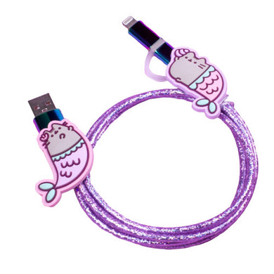 Pusheen USB-Ladekabel Meerjungfrau 105 cm Lila