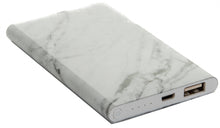 Laden Sie das Bild in den Galerie-Viewer, Suck UK Powerbank Marmor 11 x 6,8 cm Aluminium  2-teilig