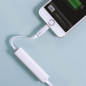 Swipe USB-Ladekabel mit Powerbank 500 mAh 28 cm