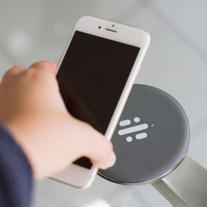Swipe Ladegerät drahtloses Ladegerät USB/Micro-USB 17cm  2-teilig
