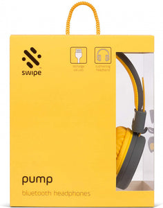 Thumbsup! Pump-Dj-Style-Kopfhörer Gelb