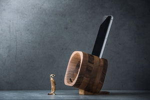 Trobla Verstärker iPhone 6(S)/7/8 Plus 10,1 cm Holz Braun