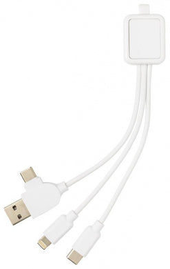 XD Collection Ladekabel 6-In-1 Antimikrobiell 16,8 cm ABS