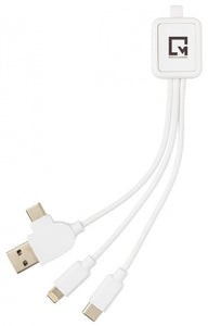 XD Collection Ladekabel 6-In-1 Antimikrobiell 16,8 cm ABS
