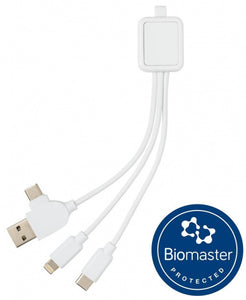 XD Collection Ladekabel 6-In-1 Antimikrobiell 16,8 cm ABS