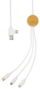 XD Collection Ladekabel Ontario 1,2 Meter TPE/Bambus