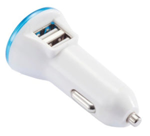 XD Collection Kfz-Ladegerät mit USB-Anschluss 5V/2.1A Weiß/Blau
