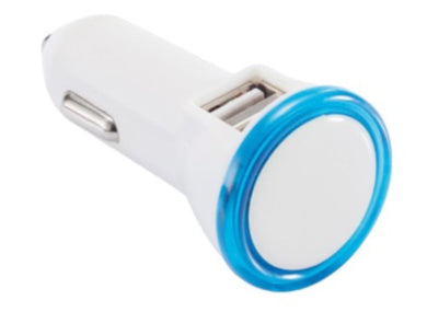 XD Collection Kfz-Ladegerät mit USB-Anschluss 5V/2.1A Weiß/Blau