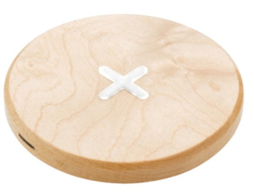 XD Collection drahtloses Ladegerät 5W 8,1 cm Holz/Natur