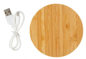XD Collection drahtloses Ladegerät 5W 9 cm Bambus/Natur