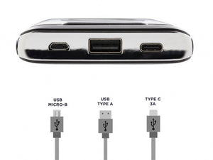 XD Collection Powerbank 10.000 mAh 15,3 cm Silber