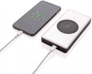 XD Collection Powerbank 10000 mAh 13,6 x 7 cm Alusilber