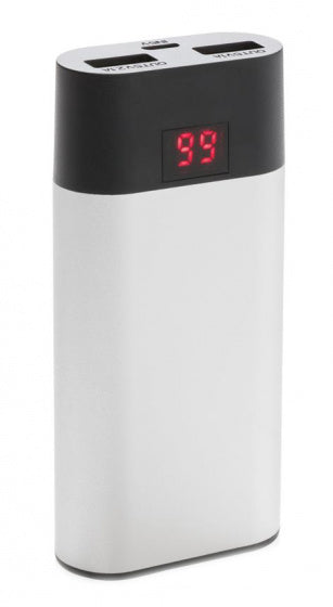 XD Collection Powerbank 4000 mAh 10 x 4,8 cm Alusilber