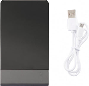 XD Collection Powerbank 4600 mAh 12,5 x 7 cm ABS Schwarz/Grau