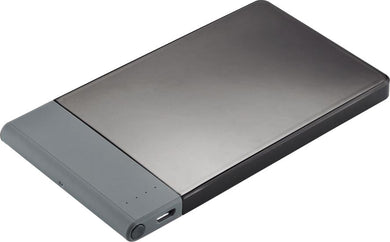 XD Collection Powerbank 4600 mAh 12,5 x 7 cm ABS Schwarz/Grau