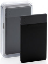 Laden Sie das Bild in den Galerie-Viewer, XD Collection Powerbank 4600 mAh 12,5 x 7 cm ABS Schwarz/Grau