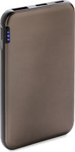 Laden Sie das Bild in den Galerie-Viewer, XD Collection Powerbank 5000 mAh 10,1 x 6,2 cm Edelstahl Braun/Schwarz