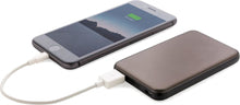 Laden Sie das Bild in den Galerie-Viewer, XD Collection Powerbank 5000 mAh 10,1 x 6,2 cm Edelstahl Braun/Schwarz