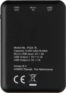 XD Collection Powerbank 5000 mAh 8,8 x 6,2 cm