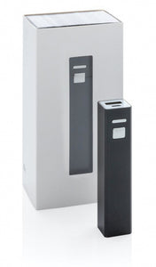 XD Collection Powerbank Backup 2,2 x 9,5 cm Aluminium Schwarz