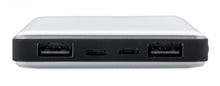 Laden Sie das Bild in den Galerie-Viewer, XD Collection Powerbank Dual 10.000 mAh 13,5 x 7 cm Alu Silber