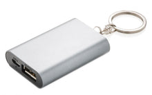 Laden Sie das Bild in den Galerie-Viewer, XD Collection Powerbank Schlüsselanhänger 1000 mAh 5,4 cm Alu