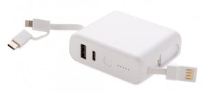 XD Collection Powerbank mit kabellosem Ladegerät 7,2 cm