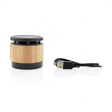 Laden Sie das Bild in den Galerie-Viewer, XD Collection Lautsprecher/Ladegerät Bluetooth 7cm Bambus/Natur