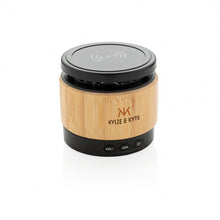 Laden Sie das Bild in den Galerie-Viewer, XD Collection Lautsprecher/Ladegerät Bluetooth 7cm Bambus/Natur